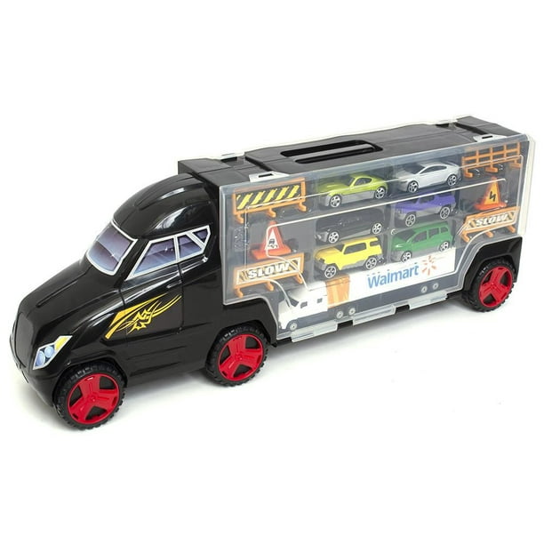 13pcs voiture jouet comprend 1 camion et 12 voitures en alliage  transporteur de voiture transportent des jouets pour enfants