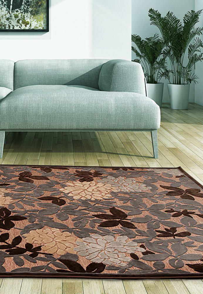 eCarpetGallery Dartmouth Brown Grey Viscose Rug 5'3" X 7'6" Walmart Canada