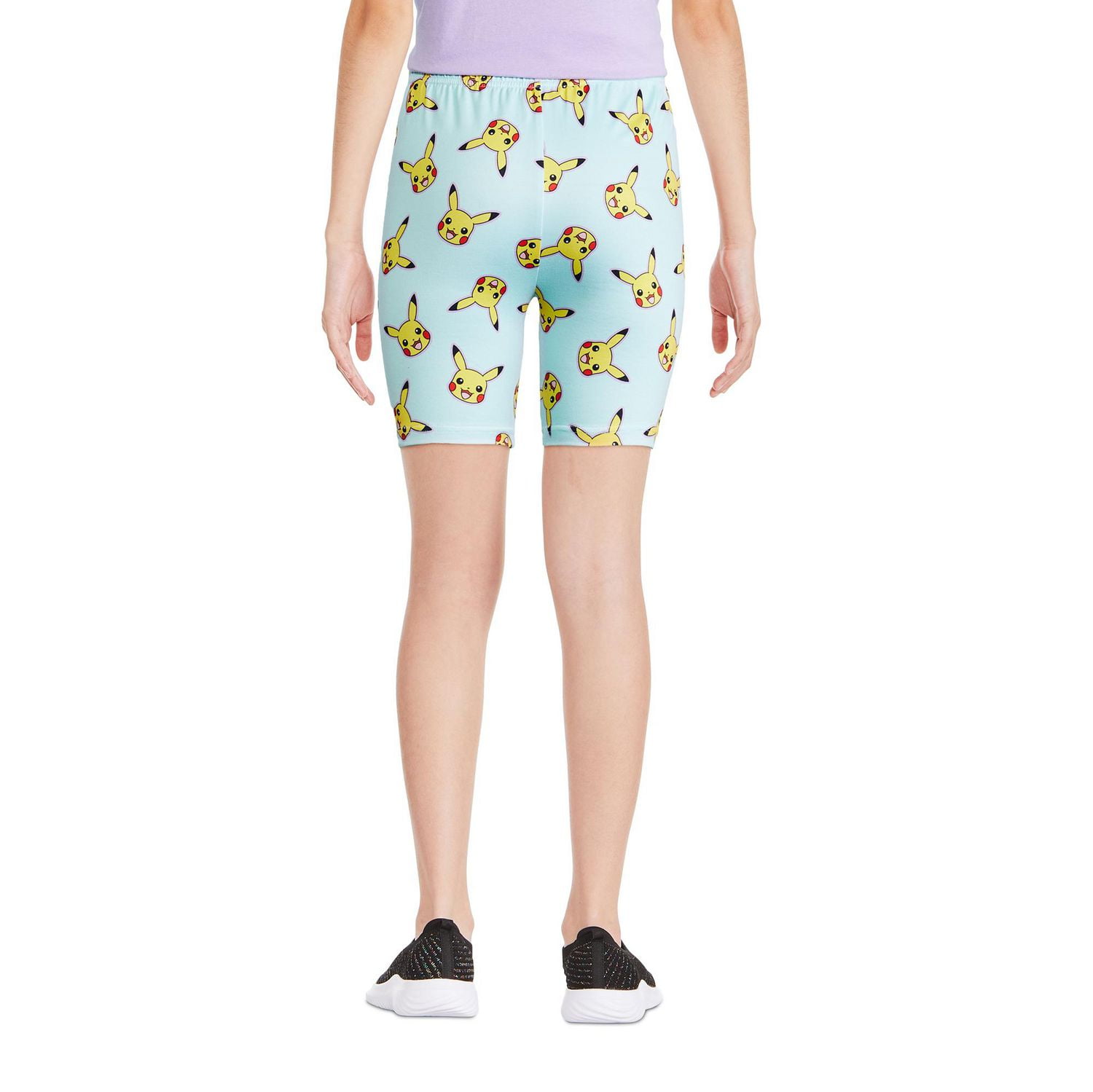 Short de vélo Pikachu pour filles