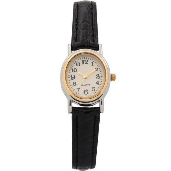 Ladies Black Strap Watch