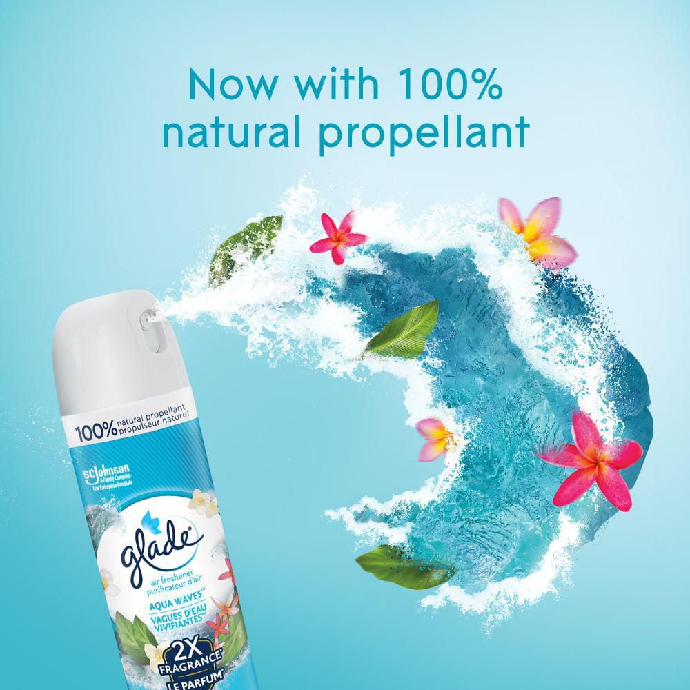 Glade Air Freshener Room Spray, Aqua Waves, 235g, Fragrance