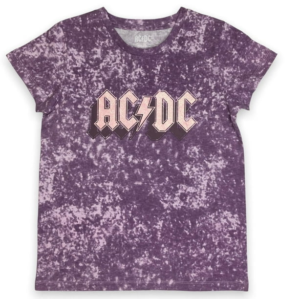 AC/DC Girls tee shirt. This girl's loose fitted short sleeve T-Shirt is ...