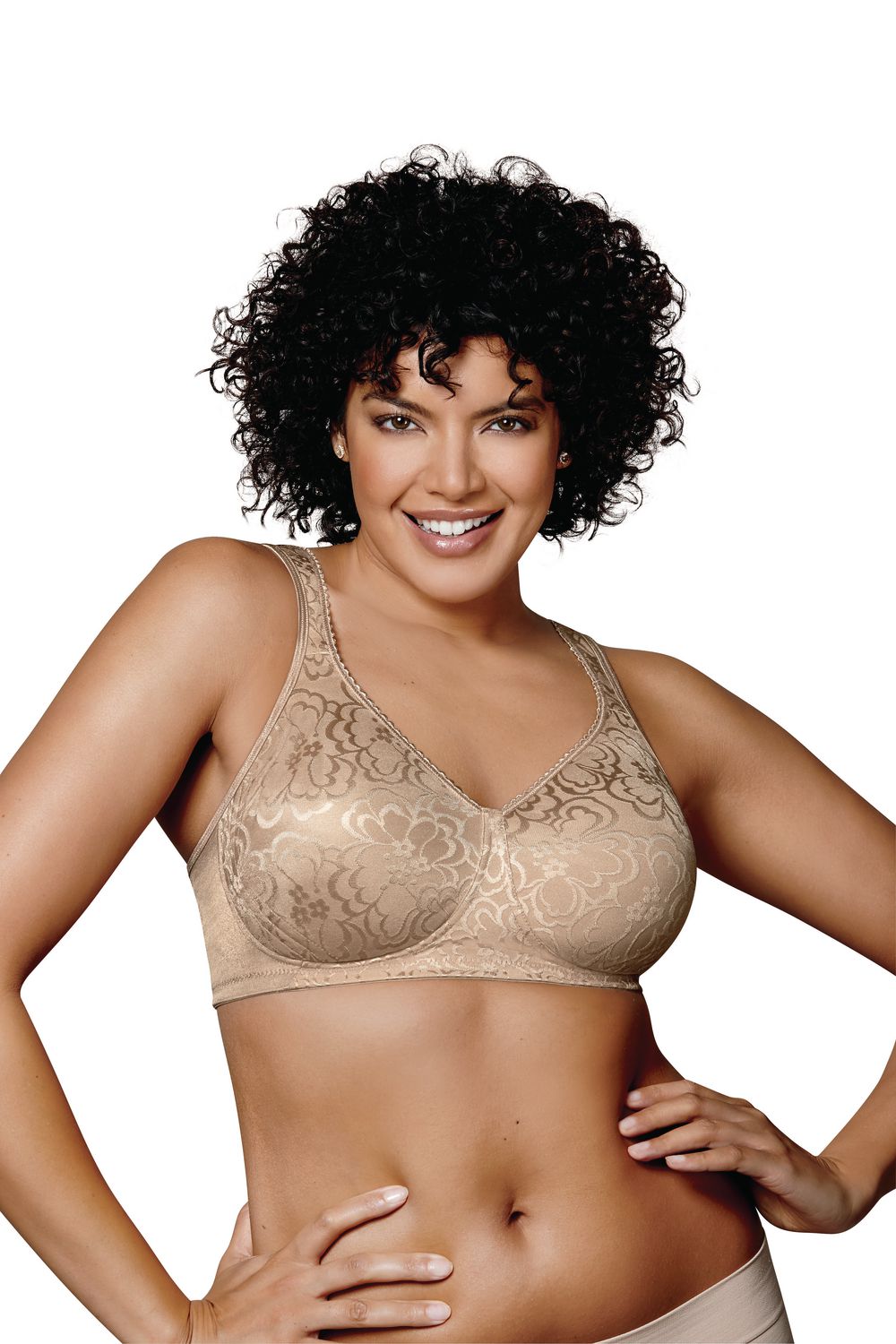Playtex 18Hr Lift And Support Wirefree Bra, Size 36B - 46DD 