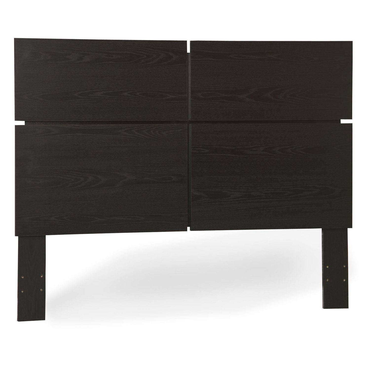 South Shore Mikka Collection 60inch Queen Size Black Oak Headboard