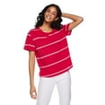 thumbnail image 1 of George Women's Relaxed Fit Tee, 1 of 6