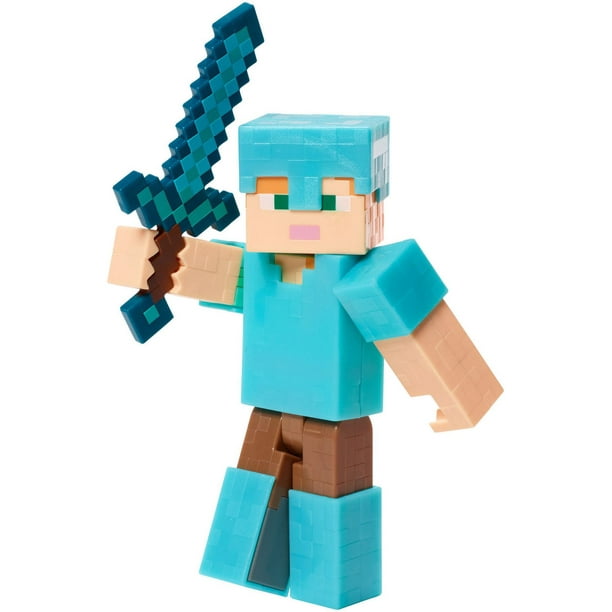 Minecraft - Figurine Alex en Armure en diamant