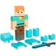 Minecraft - Figurine Alex en Armure en diamant – image 4 sur 5