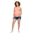 thumbnail image 1 of Paisley Sky Maternity Snap Henley Tank, 1 of 6