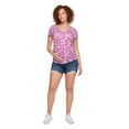 thumbnail image 1 of Paisley Sky Maternity Short Sleeve V-Neck Tee, 1 of 6
