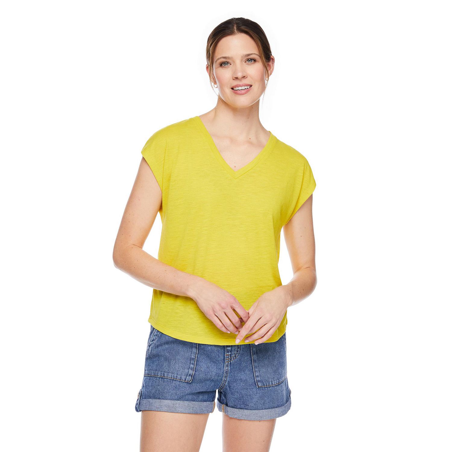 George Women's V-Neckline Dolman Tee