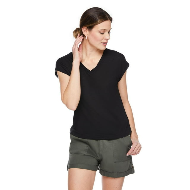 George Women's V-Neckline Dolman Tee