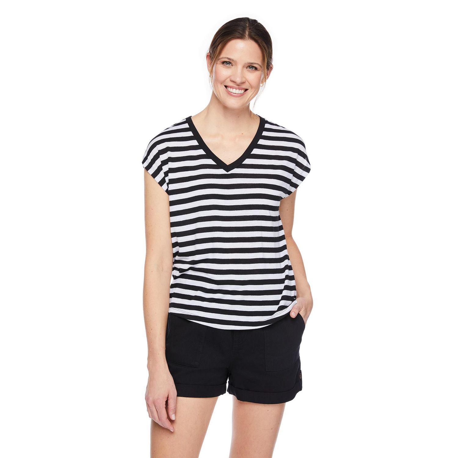 George Women's V-Neckline Dolman Tee