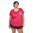 thumbnail image 1 of George Women's Plus Scoop Neckline Sleep Tee, 1 of 6