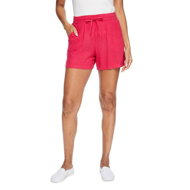 Short en mélange de lin Iyla pour femmes