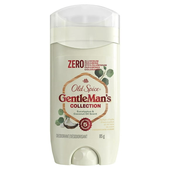 Désodorisant sans aluminium pour hommes Old Spice, Eucalyptus et huile de noix de coco 85G