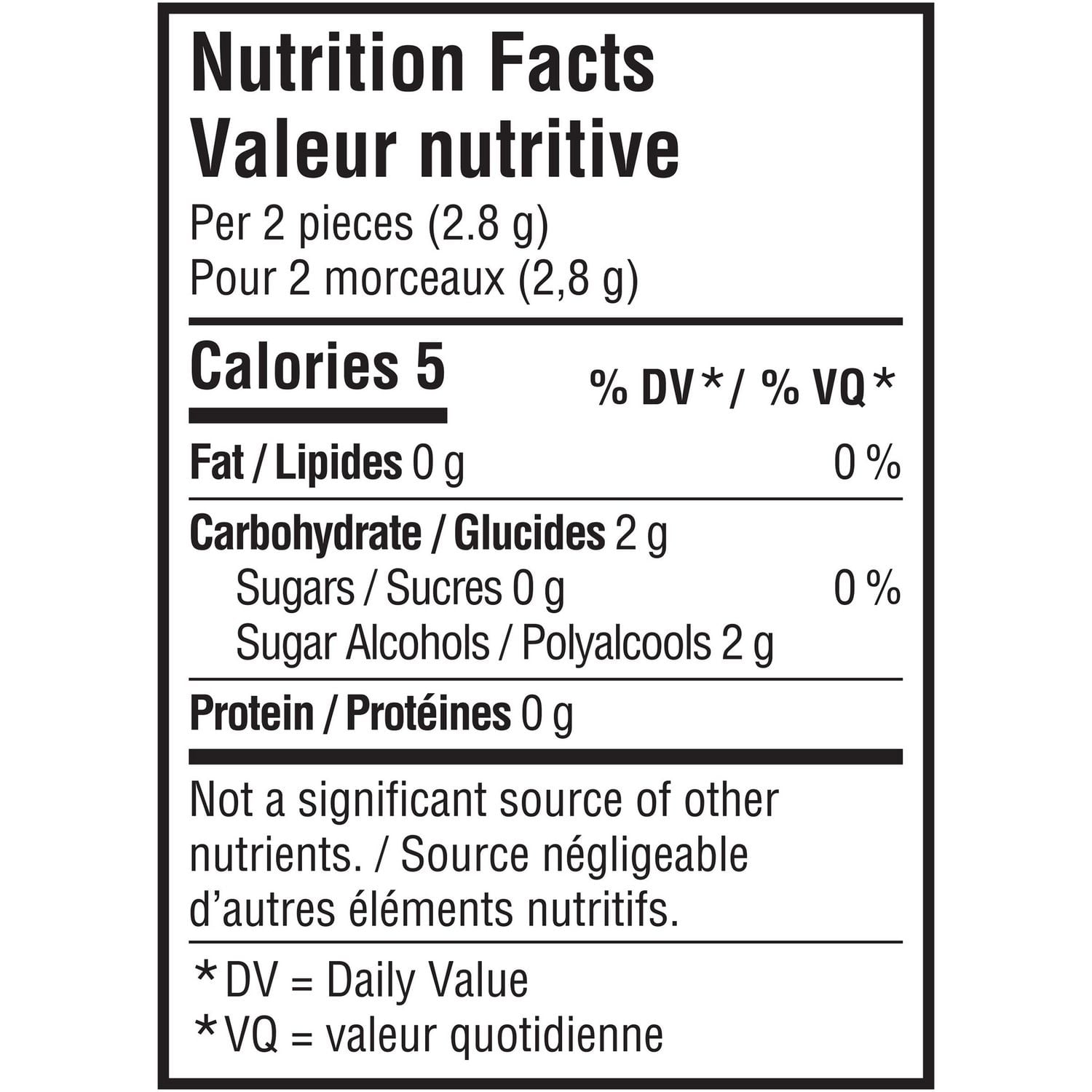 Dentyne Ice Menthe verte, gomme sans sucre, 1 flacon (60 morceaux) Xbox