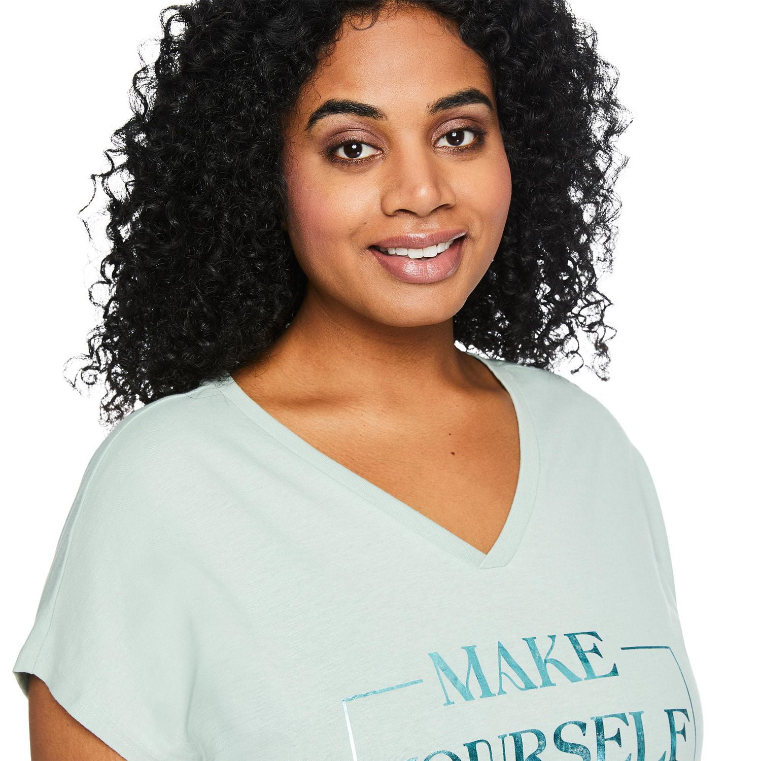 George Plus Women's V-Neckline Night Shirt