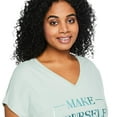 thumbnail image 4 of George Plus Women's V-Neckline Night Shirt, 4 of 6