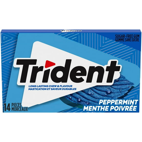 Trident Peppermint Sugar Free Gum, 14 Pieces