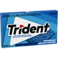 thumbnail image 3 of Trident, gomme sans sucre, saveur menthe poivrée, 14 morceaux, 3 of 5