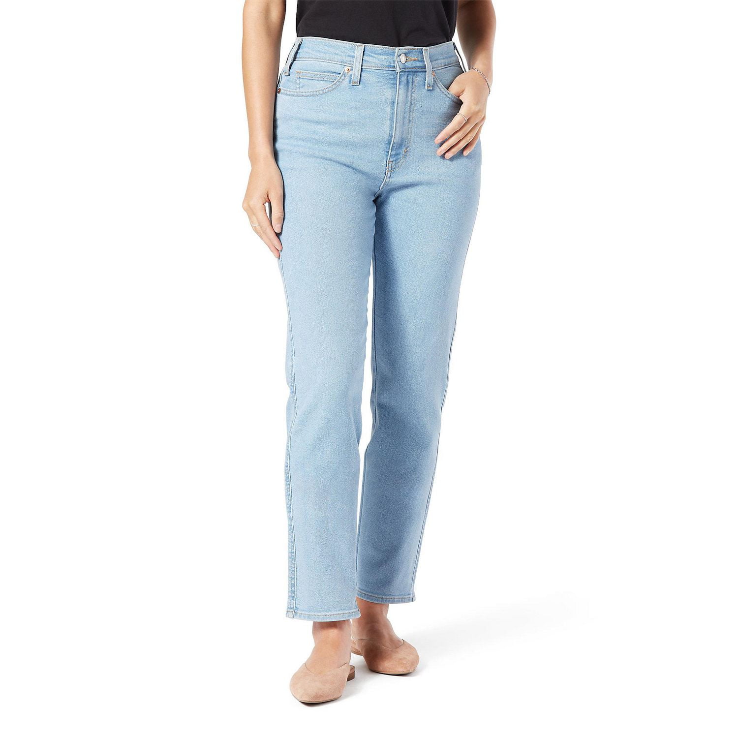Signature by Levi Strauss & Co.™ Women's Heritage High Rise Straight Jeans,  Available sizes: 4 - 18