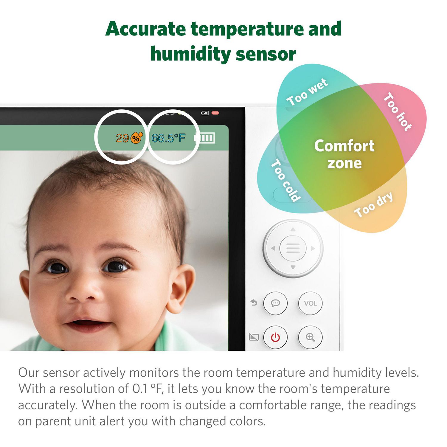 LeapFrog LF915HD Video Baby Monitor with 5” High Definition 720p