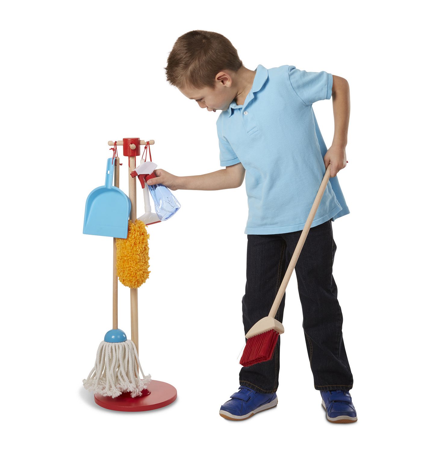 walmart melissa and doug dust sweep mop