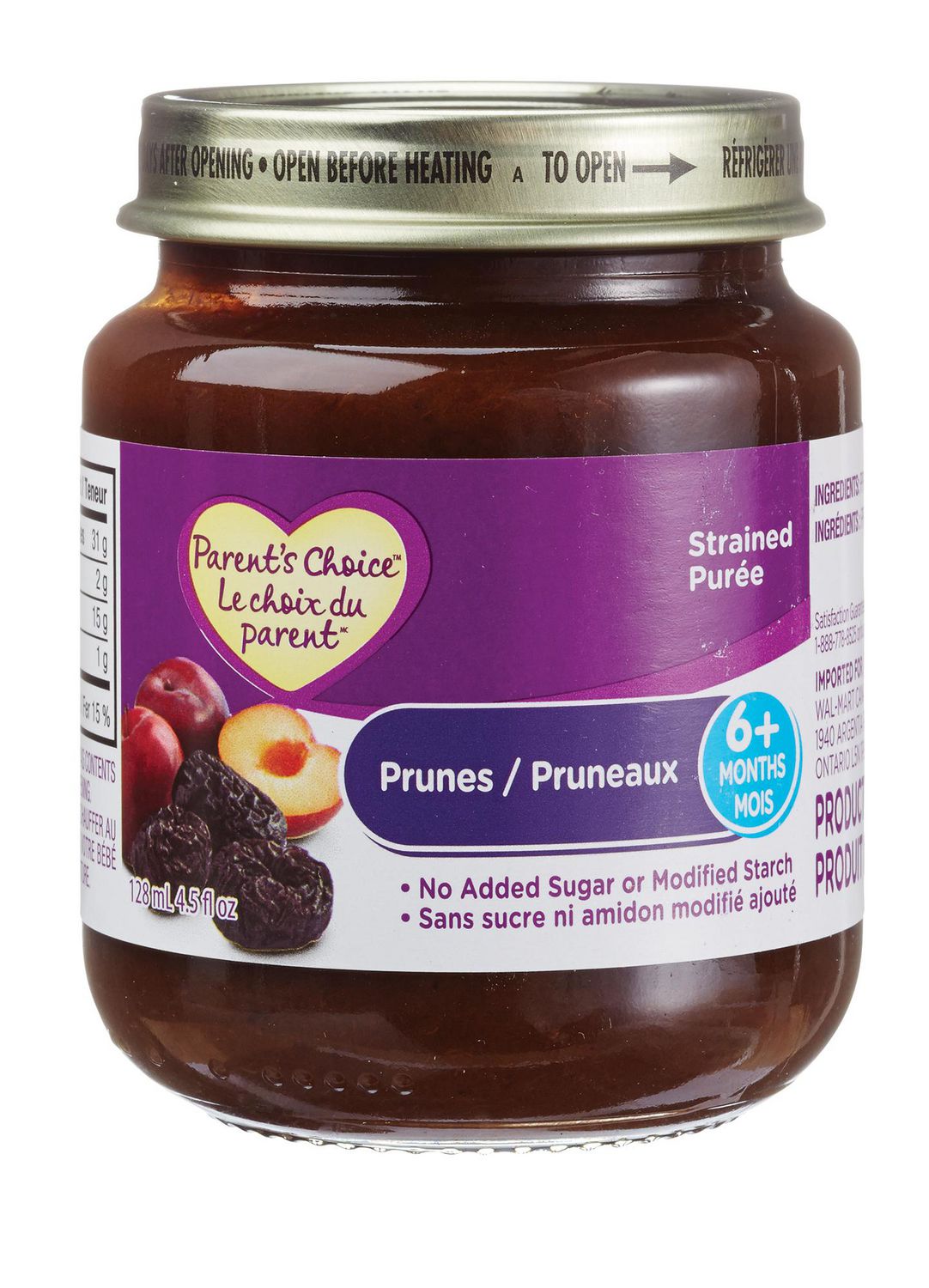 Puree De Pruneaux Le Choix Du Parent Walmart Canada