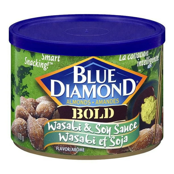 Blue Diamond Almonds Bold Wasabi and Soy Sauce Flavoured Almonds
