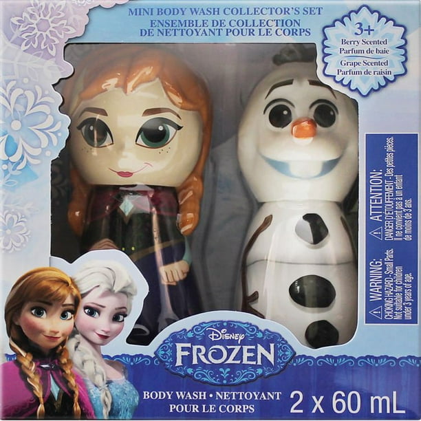 Disney Ensemble de collection de nettoyant mini pour le corps Frozen - Ana et Olaf