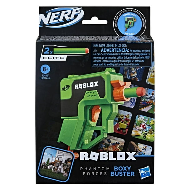 Nerf Roblox Elite Jail Break Armory Dart Gun Green Blue Painted Weathered  Works