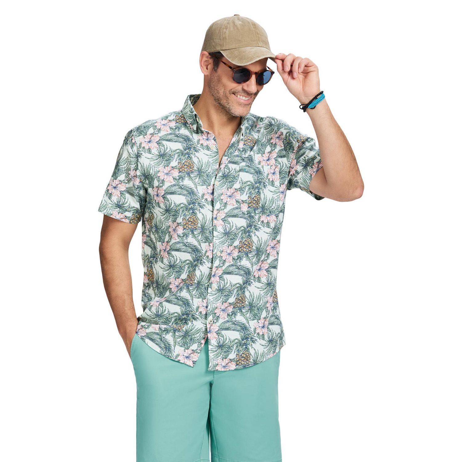 IZOD Dockside Woven Printed Shirt