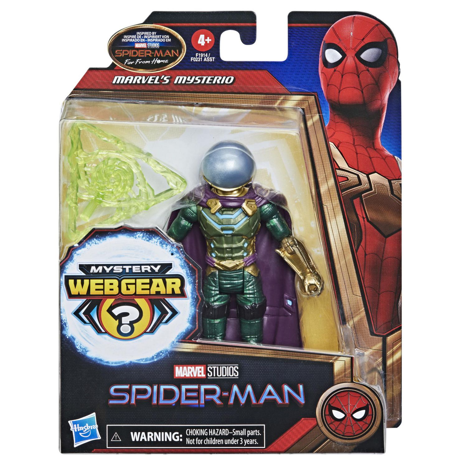 Marvel Spider-Man 6-Inch Mystery Web Gear Marvel's Mysterio 