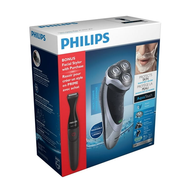 Philips Rasoir électrique avec tondeuse de finition, emballage économique