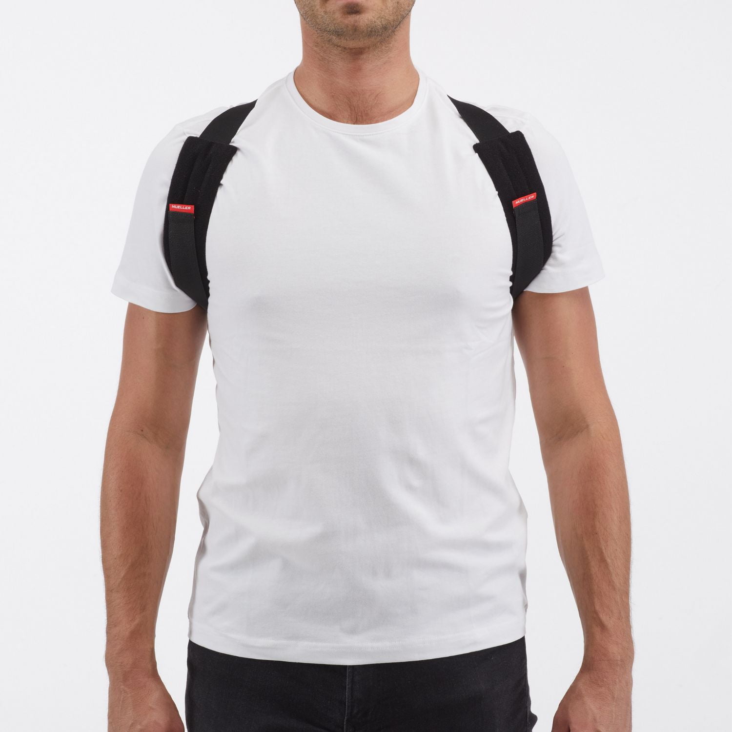 Support de posture réglable Mueller, unisexe, taille unique, soutien dorsal léger pour aider à améliorer la posture