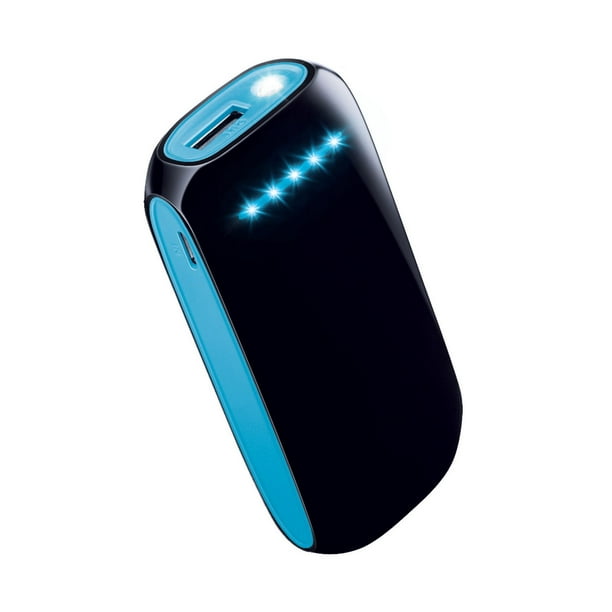 Pile portative Reactivate+ de Mercury pour dispositifs mobiles en bleu