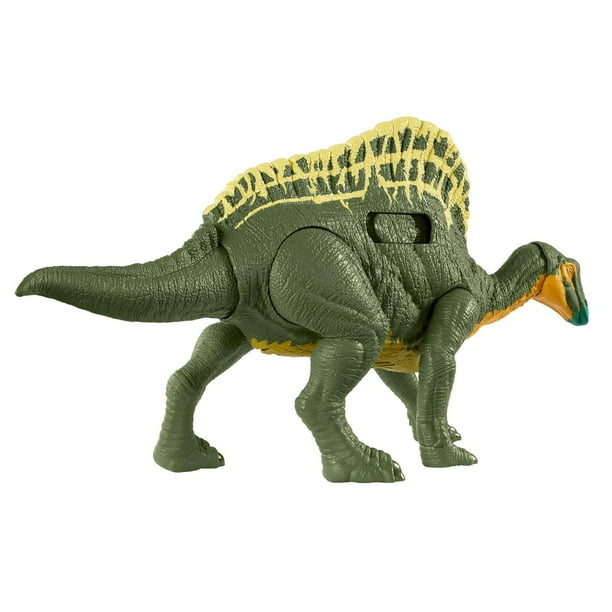 Jurassic World Toys Roar Attack Ouranosaurus Camp Cretaceous Dinosaur  Figure with Movable Joints, Realistic Sculpting, Strike Feature & Sounds