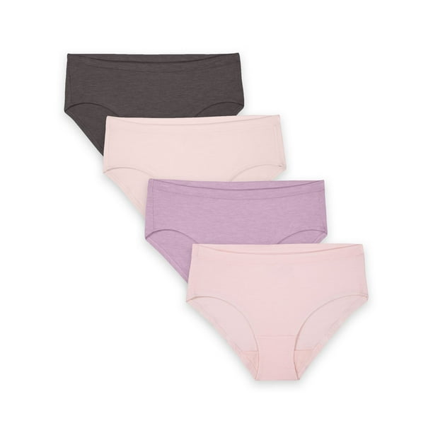 Fruit of the Loom Women's Ultra Soft Modal Hipster Underwear, 4 pack ...