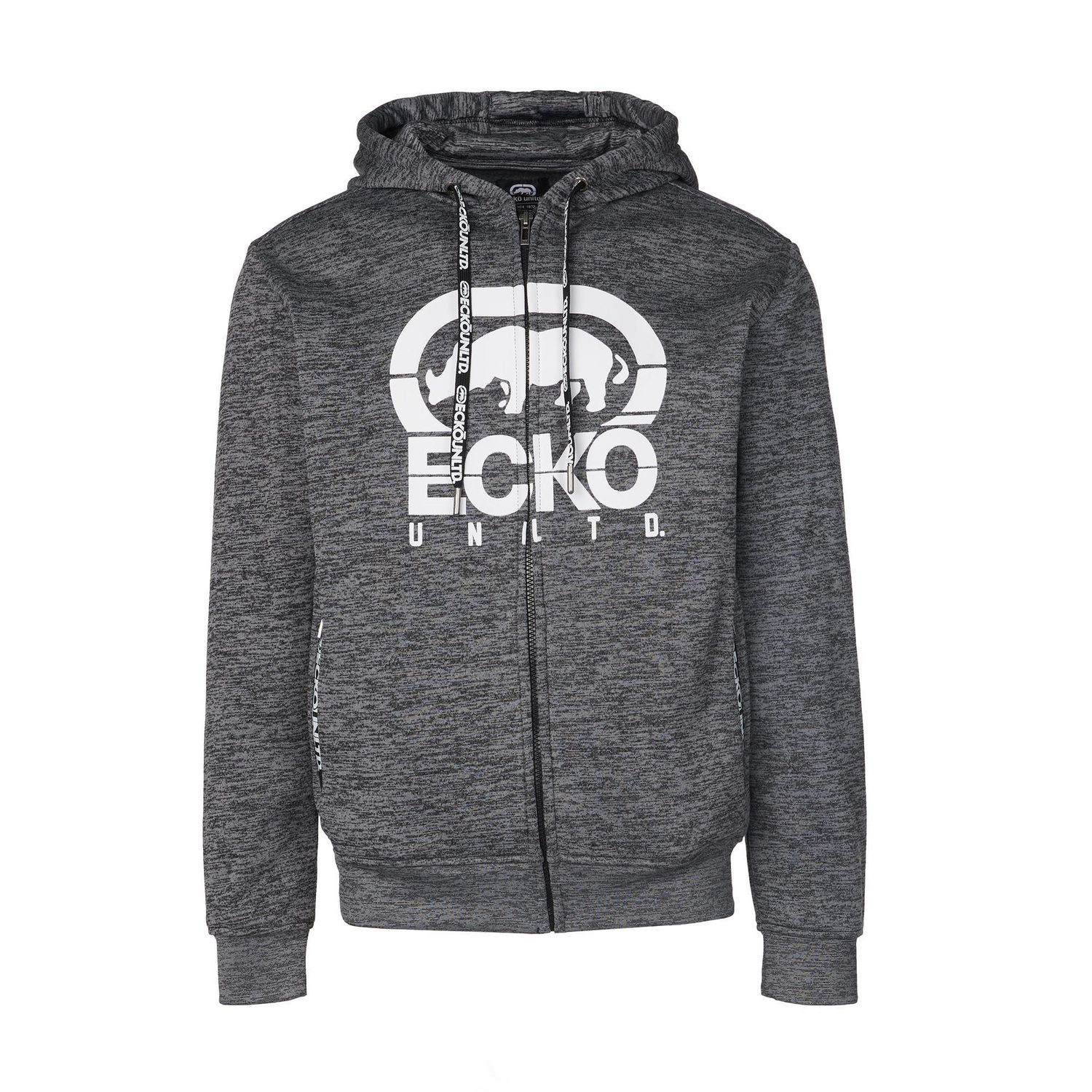 Ecko Unltd. Men Sweatshirt Zips Printed Fz Fleece Hoodie | Walmart Canada