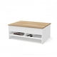 Table à café de rangement Small Space de Bestar avec surface mobile en bois massif de 37 po – image 1 sur 4