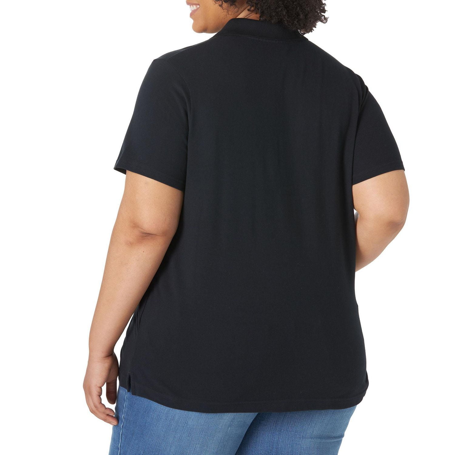 Lee Riders Women's Plus Short Sleeve Knit Polo