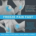 thumbnail image 3 of X3 Freeze Cold Therapy Pain Relief | 360 Degree Continuous Spray | For Strains & Sprains, Sore Muscles, Backache, Waist, Shoulder & Neck Pain, and More | Non-Staining | Natural Pain relief, 3 of 8