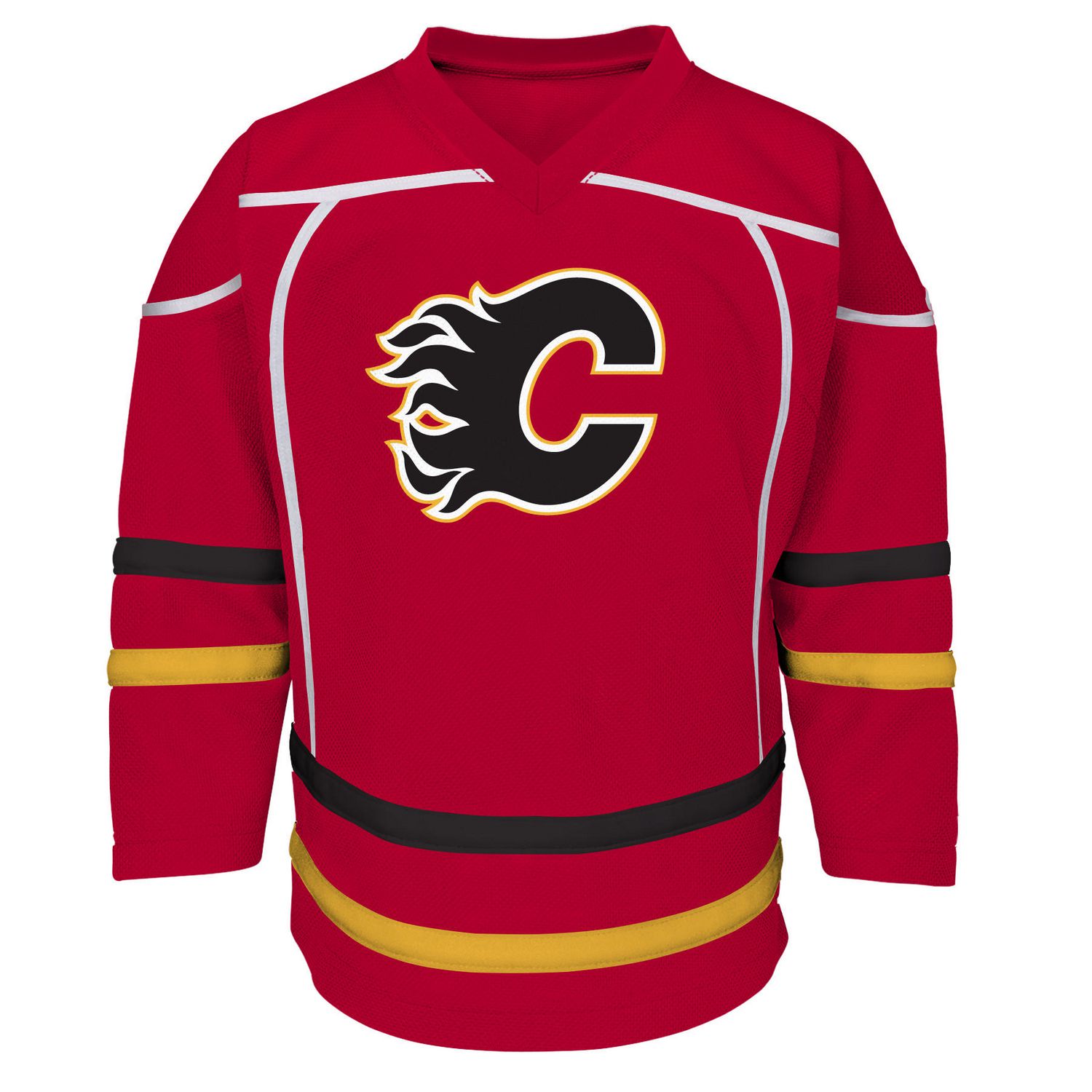 VIDEO _ mens Calgary Flames jersey XS Red Fanatics Canadian Flag NHL