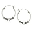 thumbnail image 1 of Quintessential Boucles d'oreilles de style 'Bali' en argent sterling, 1 of 3