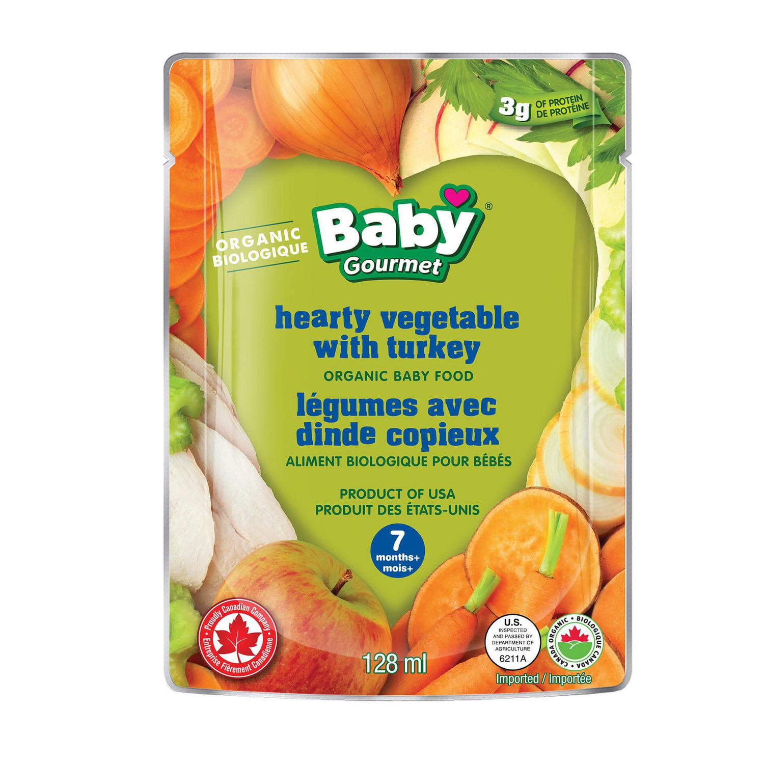 Baby Gourmet Hearty Vegetable with Turkey Organic Baby