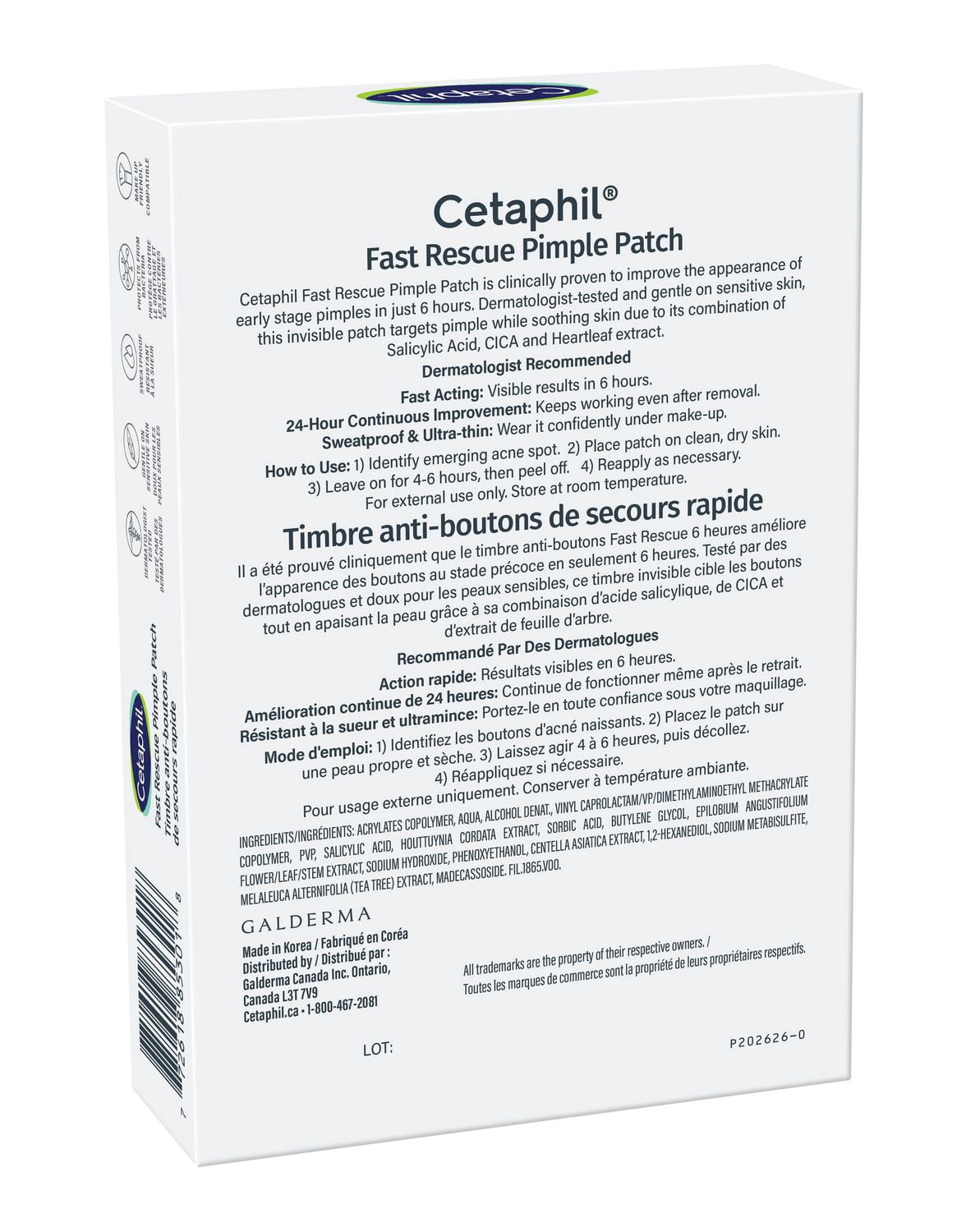 Fast Rescue Pimple Patches 24ct