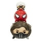 Figurines articulées 3 personnages Soldat de l’hiver/Spiderman/Chatte Noire Tsum Tsum de la série 1 par Marvel – image 1 sur 3