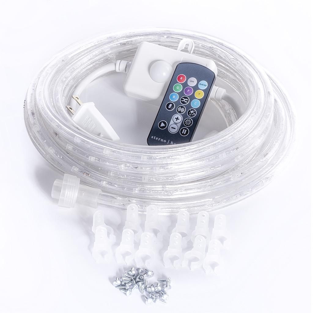 sterno home led rope light 18 ft