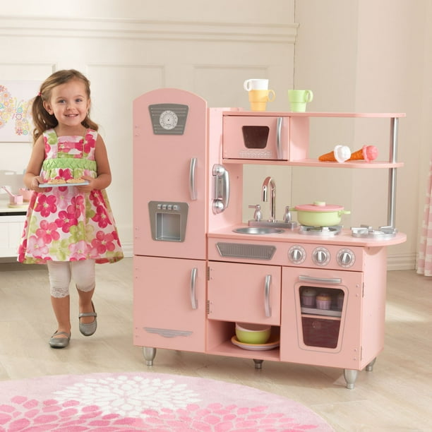 Cuisine pour enfant en bois Vintage Rose de Kidkraft