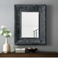 thumbnail image 2 of Manor Park Modern Industrial Farmhouse Rectangle Wall Mirror - Grey Wash, 2 of 6